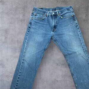 Levis Mens 505 Classic Stone Wash Jeans 34x30